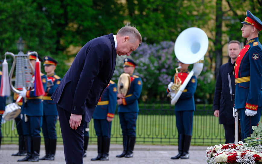 Губернатор Санкт-Петербурга Александр Беглов во время церемонии