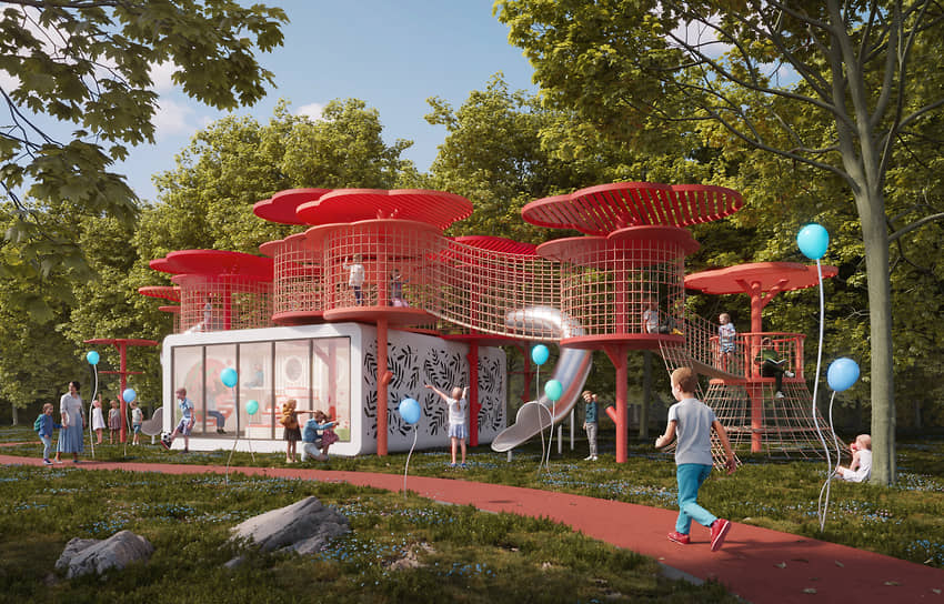 Автономный всесезонный крытый детский комплекс технопарка «Айра»