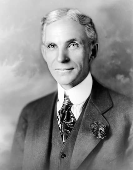 1919 г. Американский промышленник Генри Форд (1863–1947)