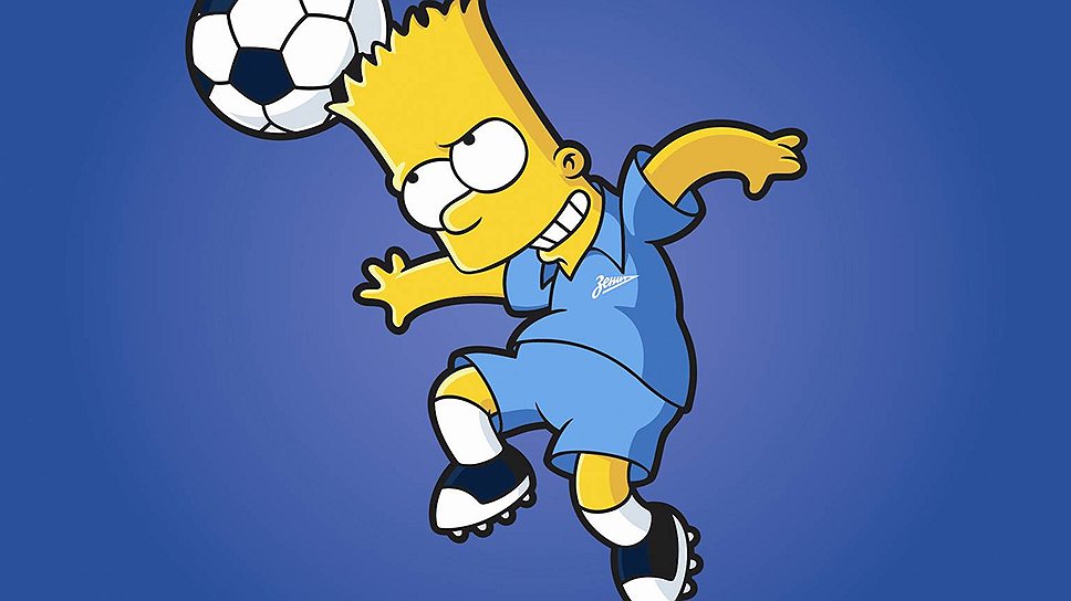 В Европе Барт Симпсон будет носить футболки только «Зенита» и «Барселоны»