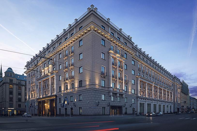 Фасад нового отеля сохраняет исторические черты известного в латвийской столице здания