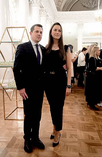 Заместитель председателя комитета по культуре правительства Санкт-Петербурга Федор Болтин с супругой Викторией Арзамасцевой