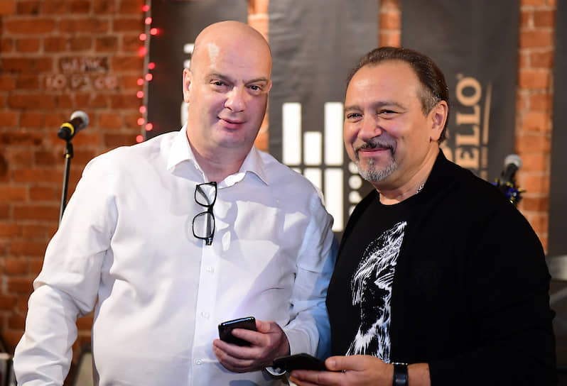 Совладелец ресторанной группы «Шаляпин» Леонид Ноткин и генеральный директор компании «Балтик Шиппинг» Владимир Борисенко