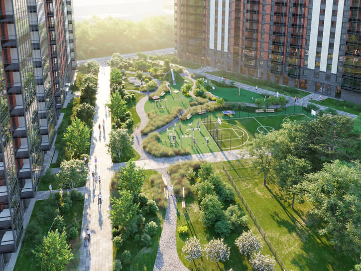 Общая площадь жилого комплекса комфорт-класса, реализуемого «Аквилоном» в Кудрово, составит около 90 тыс. кв. м жилой недвижимости