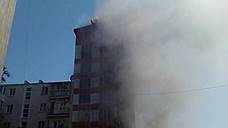 В центре Ростова горит офисное здание
