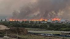 В Ростове потушили ландшафтный пожар в западном жилом массиве
