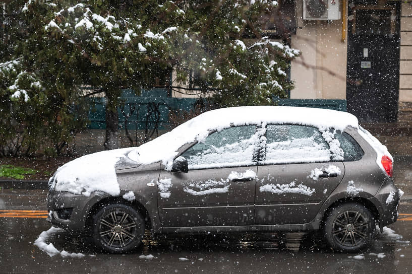 Виды Ростова-на-Дону во время снегопада. Жанровая фотография