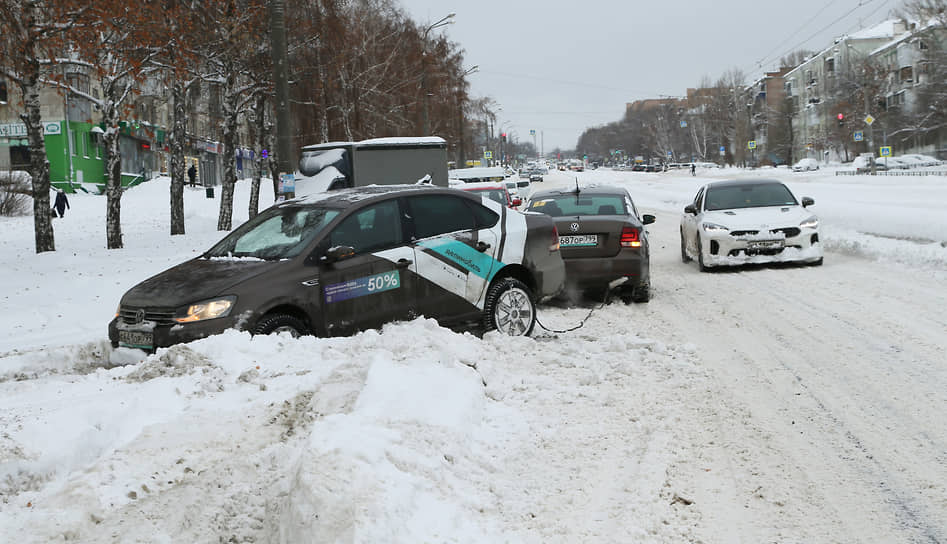 Из-за неубранного снега в Самаре в январе зафиксировано 14 ДТП