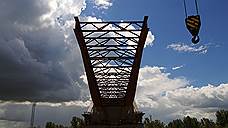 Третий этап надвижки пролетного строения Фрунзенского моста завершен в Самаре