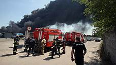 В Оренбурге возник пожар на заводе железобетонных изделий
