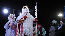 Дед Мороз на площади Куйбышева