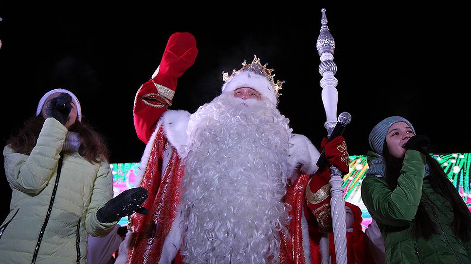 Главный Дед Мороз страны на площади Куйбышева