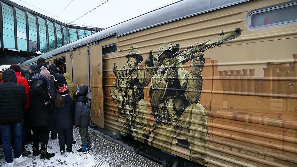 Поезд стартовал 23 февраля на Казанском вокзале в Москве