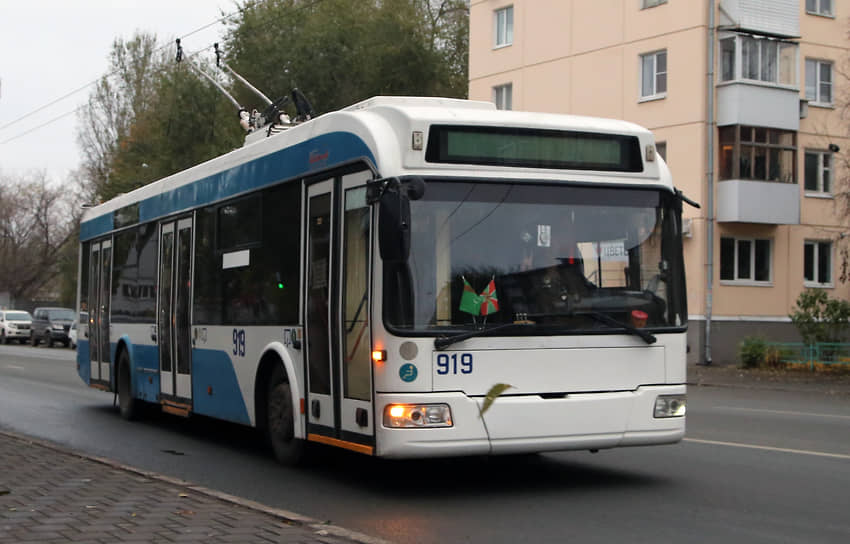 Низкопольный троллейбус АКСМ белорусского производства
