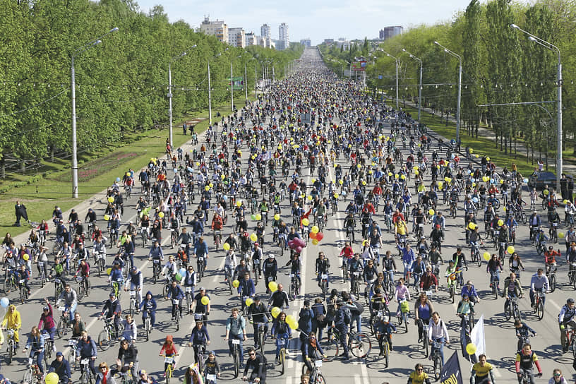 Уфа становится велосипедным городом