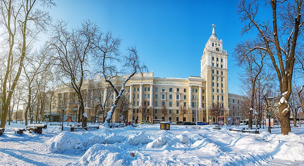 Один из символов Воронежа — историческое здание штаб-квартиры Юго-Восточной железной дороги