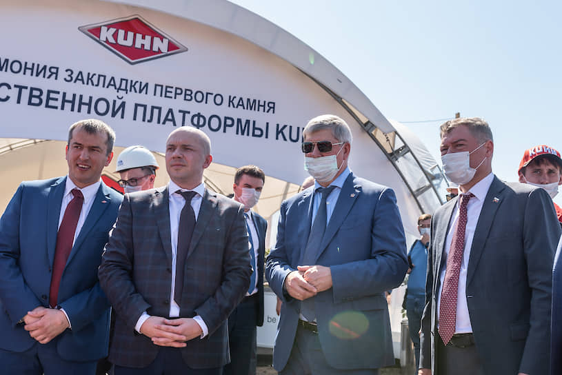 Торжественная церемония закладки первого камня завода Kuhn в России