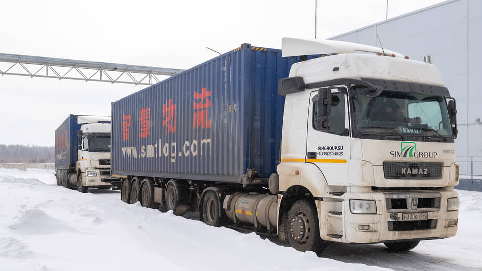 Машинокомплекты на завод Evolute в Липецкой области привозят контейнерами из Китая через Казахстан