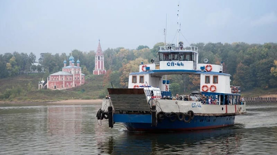 Переправа сосенки на волге