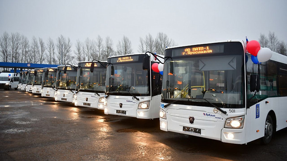Автобусы ПАТП-1 в Ярославле.