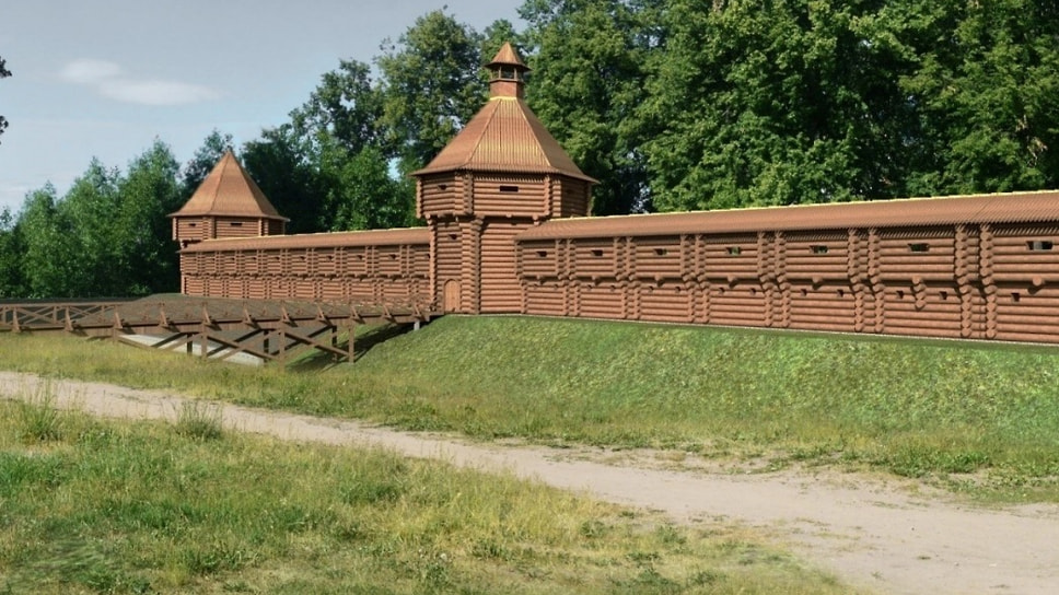 Строительство деревянного кремля