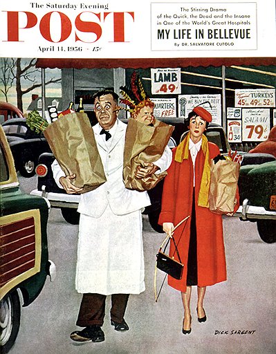 Обложка журнала «The Saturday Evening Post», 1956