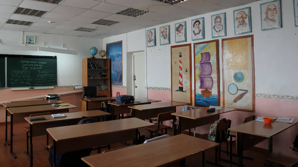 Класс в школе поселка Кысыл-Сыр до реконструкции