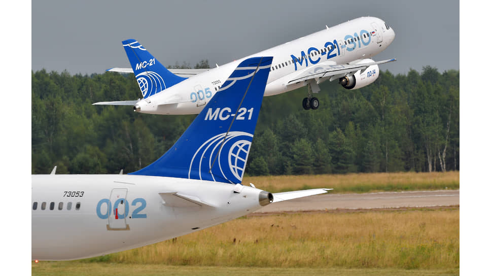Разработка и производство первого отечественного среднемагистрального самолета МС-21 финансируется при участии Новикомбанка