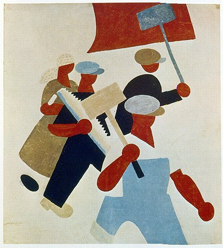 Владимир Лебедев. Демонстрация, 1920