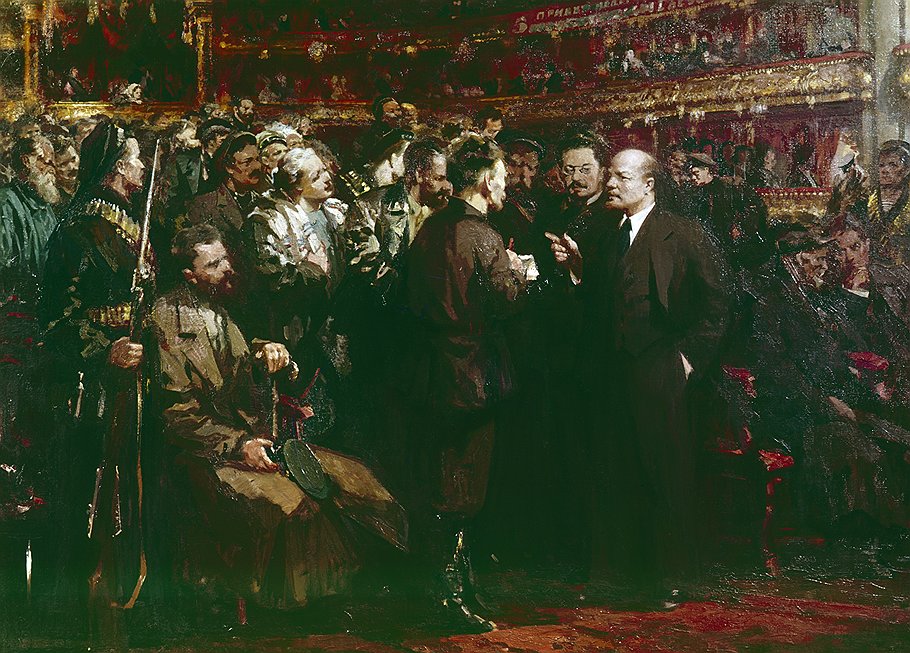 Картина &quot;В. И. Ленин на V Всероссийском съезде Советов&quot; 