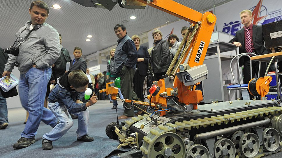 RAE собирает участников со всей страны. На фото — роботизированный вездеход производства Ковровского электромеханического завода 