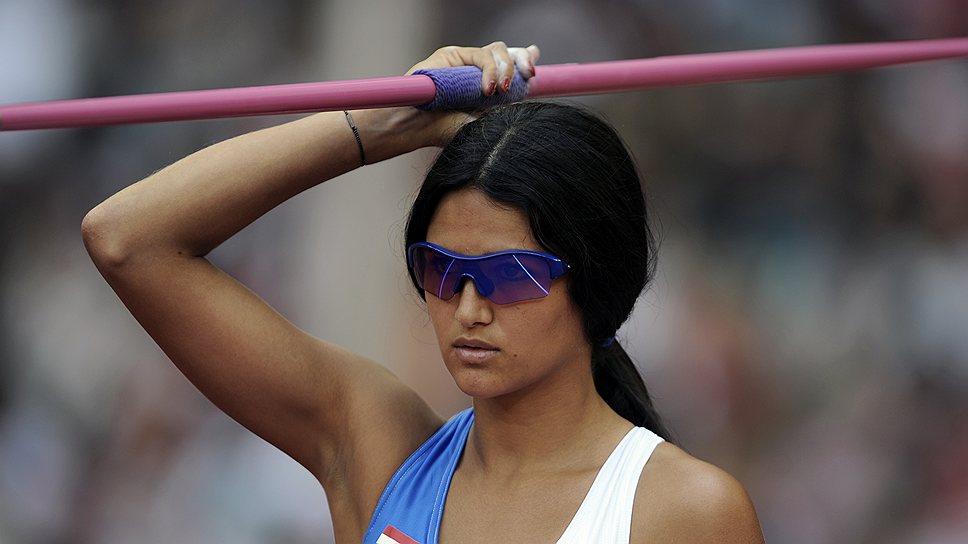 Метательница копья из Парагвая Лерин Франко, Олимпийские игры в Пекине, август 2008 года