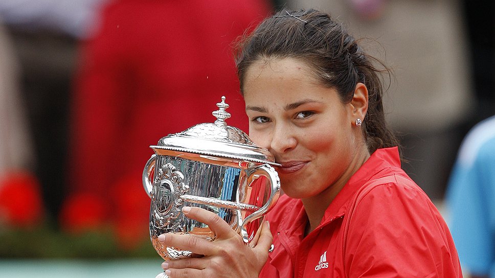 Сербская теннисистка Ана Иванович, Roland Garros, июнь 2008 года