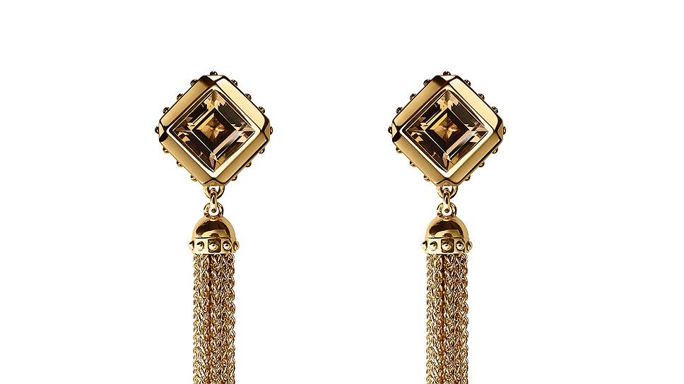 Серьги из золота с аметистами, Louis Vuitton, Emprise, 2014 
