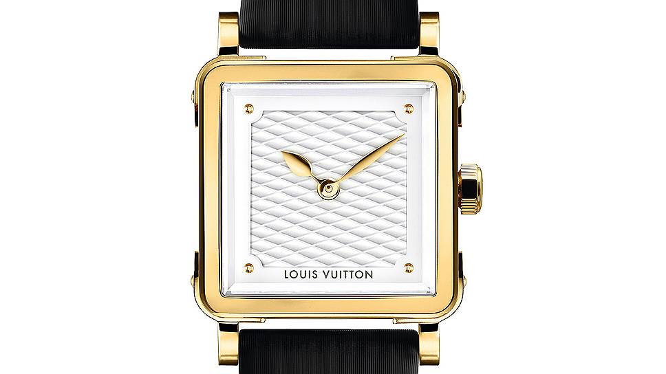 Часы с корпусом из золота с белыми бриллиантами, Louis Vuitton, Emprise, 2014
