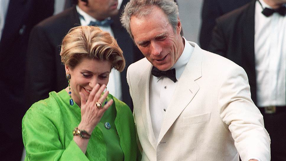 Катрин Денев и Клинт Иствуд, 1994 
