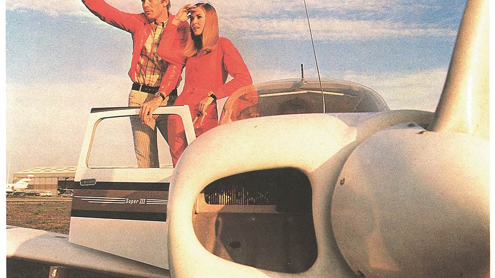 Кадр из рекламной кампании Breitling 1970-х годов 
