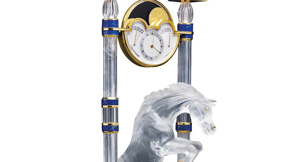 Daniel Roth Часы Mystery Clock №1, около 1990 года, проданы на торгах Sotheby’s в апреле 2013 года 