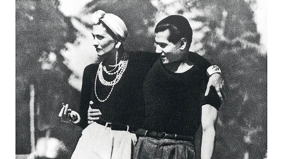 Коко Шанель и Серж Лифарь, 1937 год 

