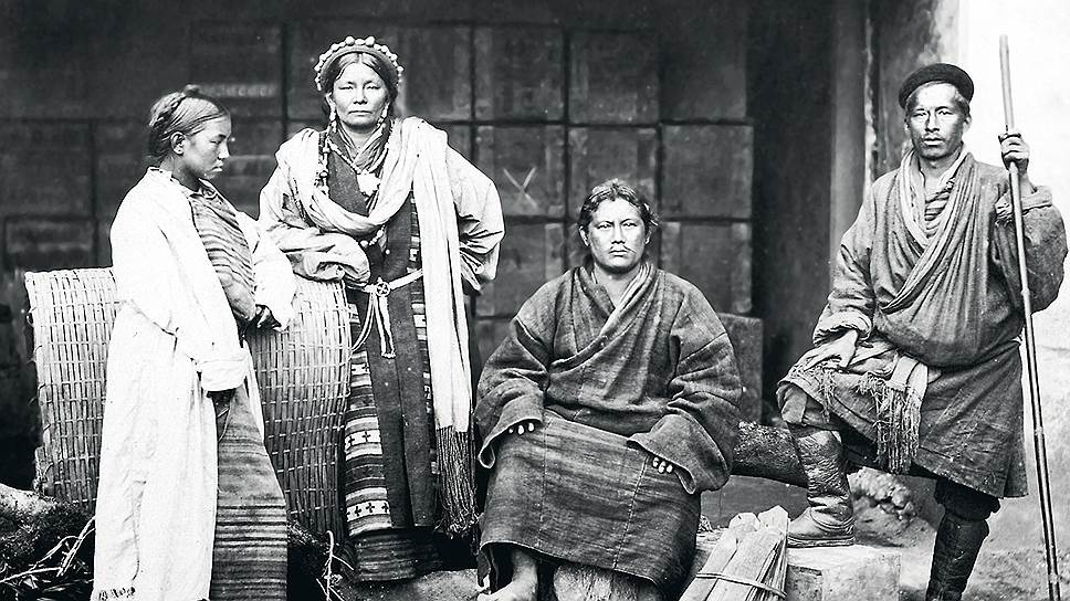 Коренные жители Бутана, 1890-е и 1960-е годы 
