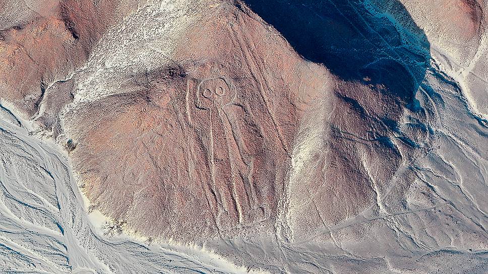 Геоглиф в пустыне Наска, Перу 
