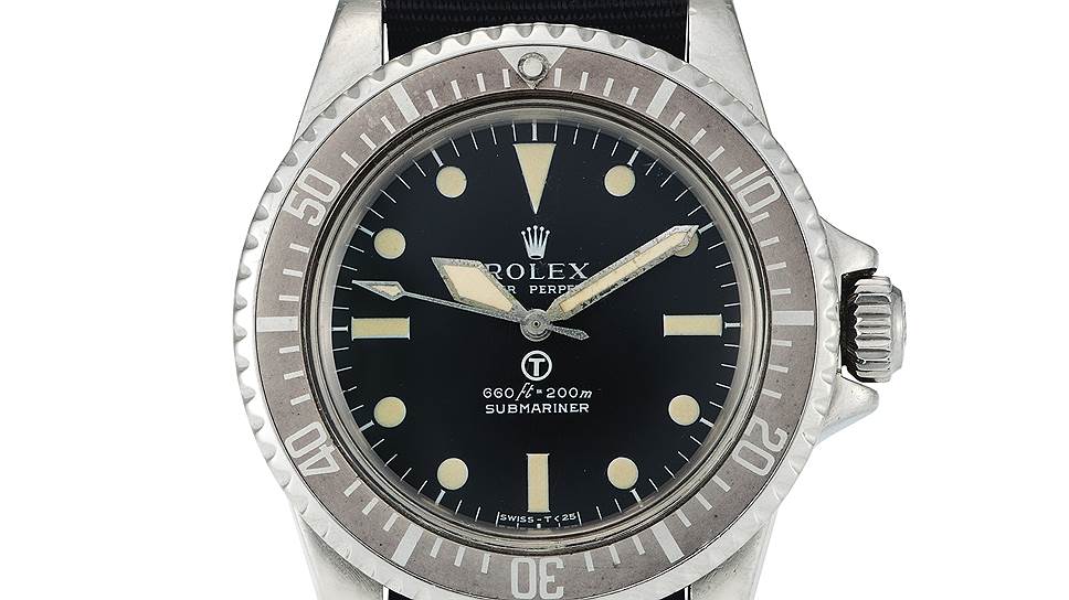 Rolex, Submariner 200m Ref. 5513 (1972 год), аукцион Christie&#39;s 11 июня 2014, проданы за $112,5 тыс. 
