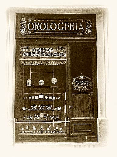 Часовая лавка Panerai, Флоренция, конец XIX века