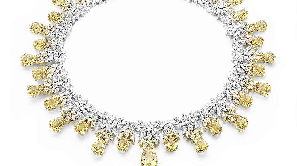 Новый сет Pasquale Bruni Ghirlanda Unique: белое и желтое золото, бриллианты, гелиодоры 
