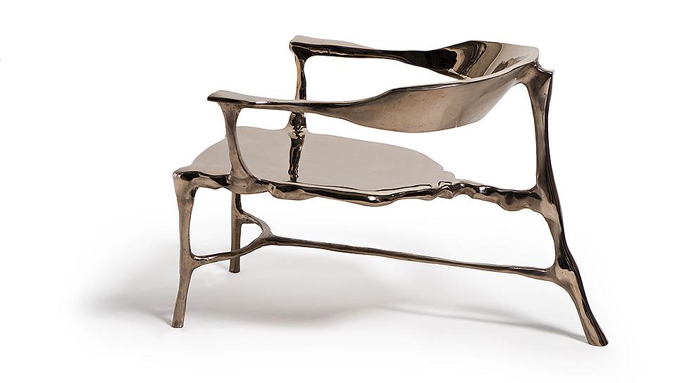Бронзовый стул Bronze Age Collection, дизайнер Фрэнк Тьепкема, Tjep 

