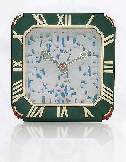 Настольные часы в китайском стиле, Cartier, 1931 
