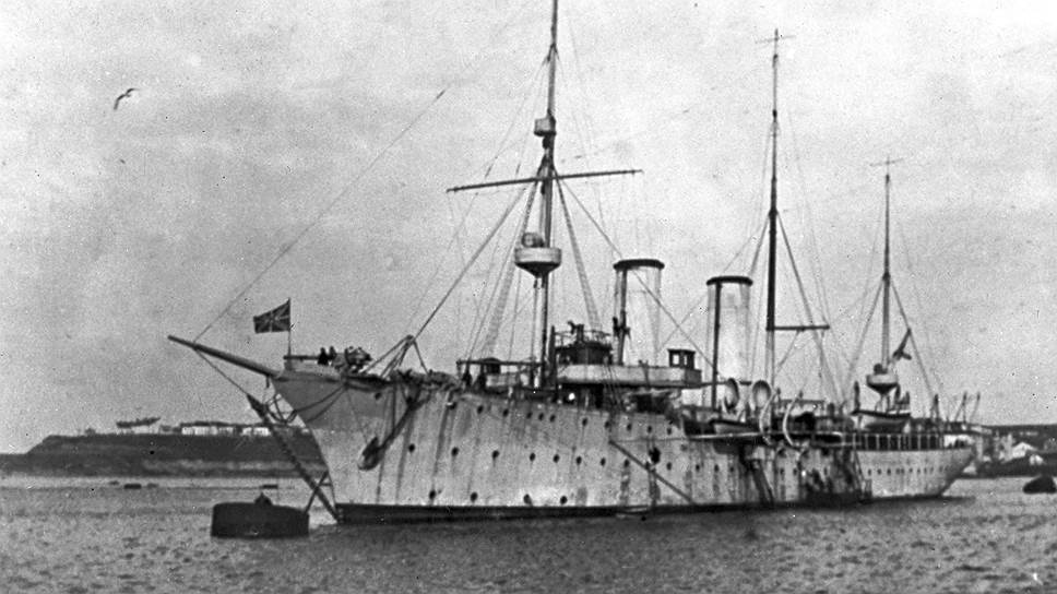 Русский военный корабль &quot;Богатырь&quot;, 1910 

