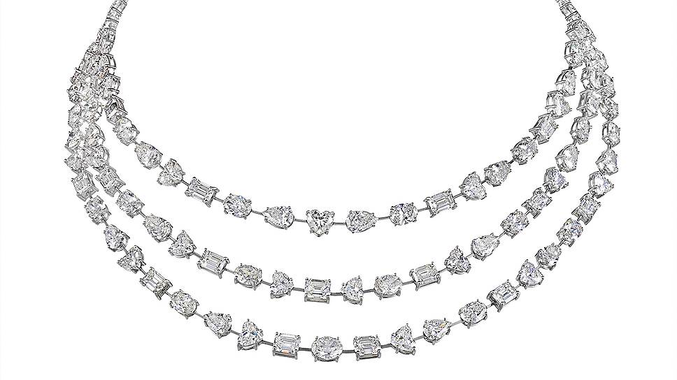 Колье-ривьера – сверкающая река драгоценных камней