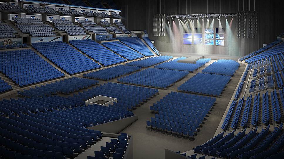 Малая спортивная арена будет приспособлена для проведения концертов 
