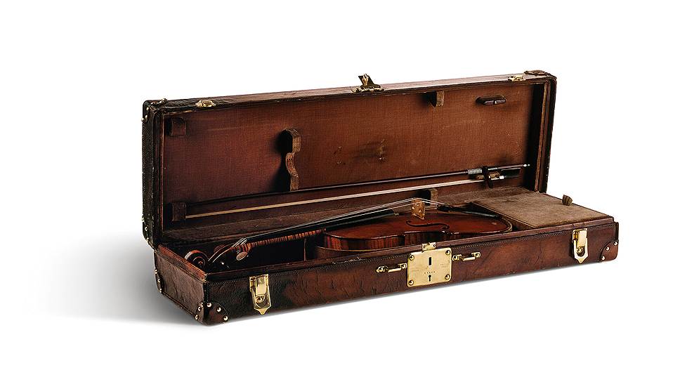 Кофр для скрипки, изготовленный по индивидуальному заказу, 1895 год 
